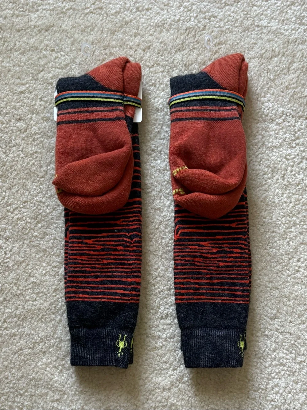NWOT 2 Pairs of Smartwool Snowboard Full Cushion Pattern Over The Calf Socks.